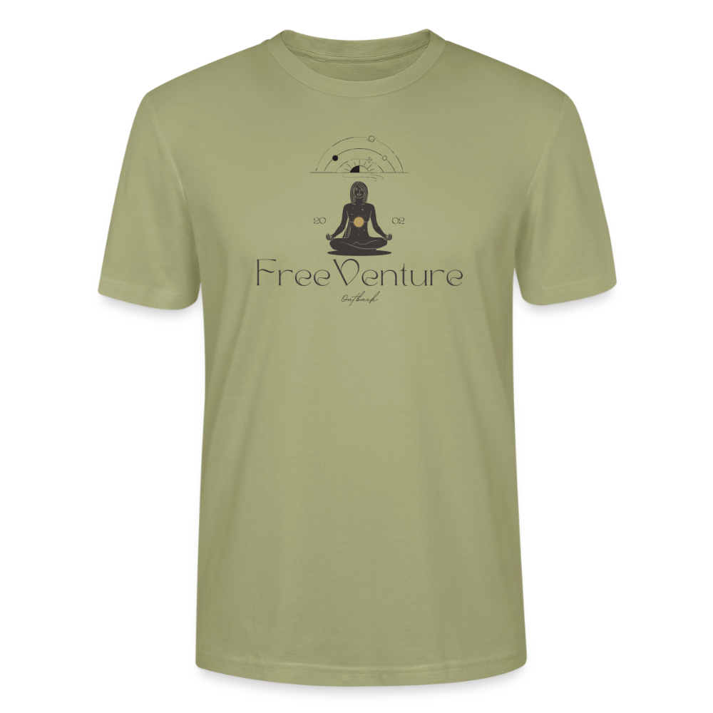 "Yoga" Unisex T-Shirt CRAFTER - Nebelgrün