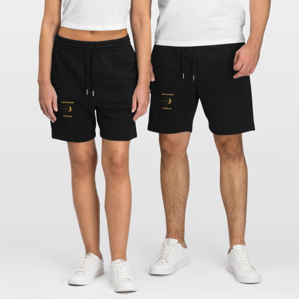 Unisex Bio Joggingshorts Trainer - Schwarz
