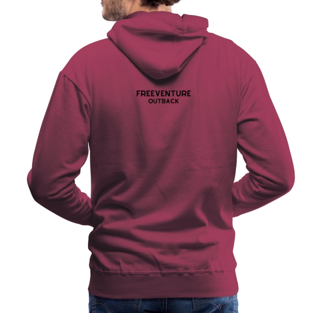 Rus Ultimate Ying und Yang Hoodie - Bordeaux