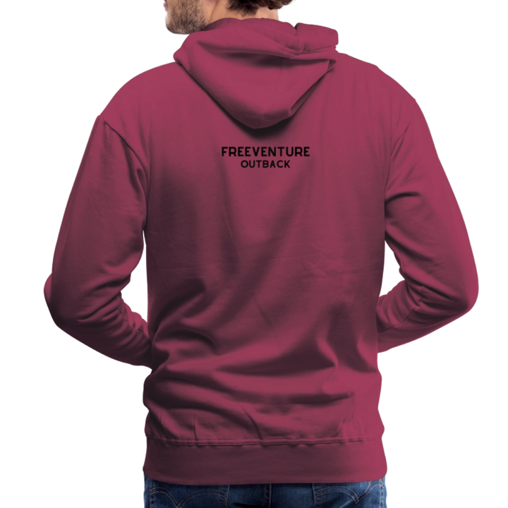 Rus Ultimate Ying und Yang Hoodie - Bordeaux