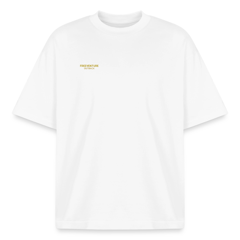 Life" of Tree" Heavyweight Unisex Boxy T-Shirt - Weiß