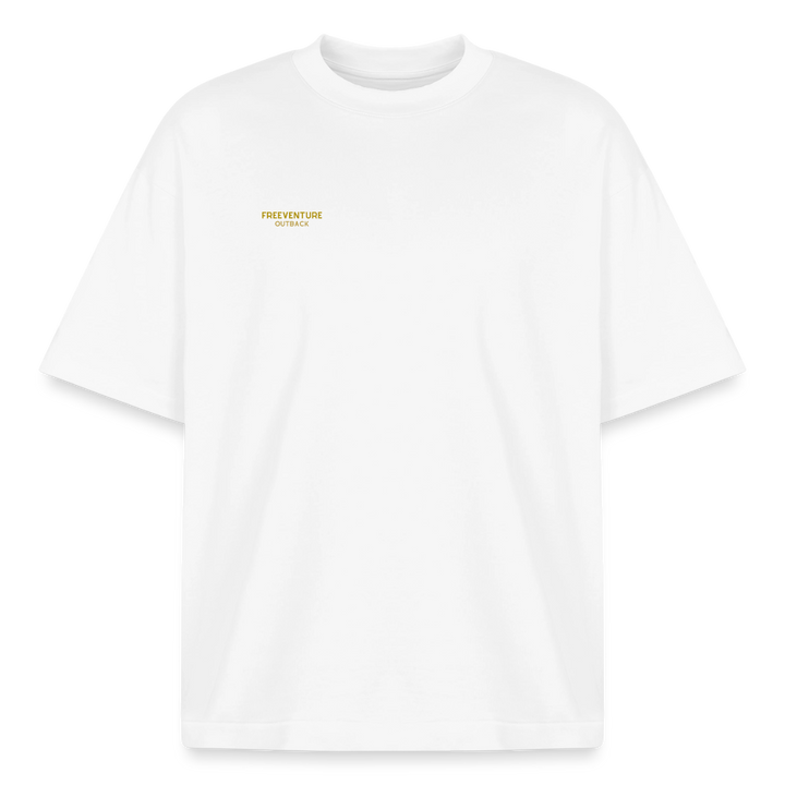 Life" of Tree" Heavyweight Unisex Boxy T-Shirt - Weiß