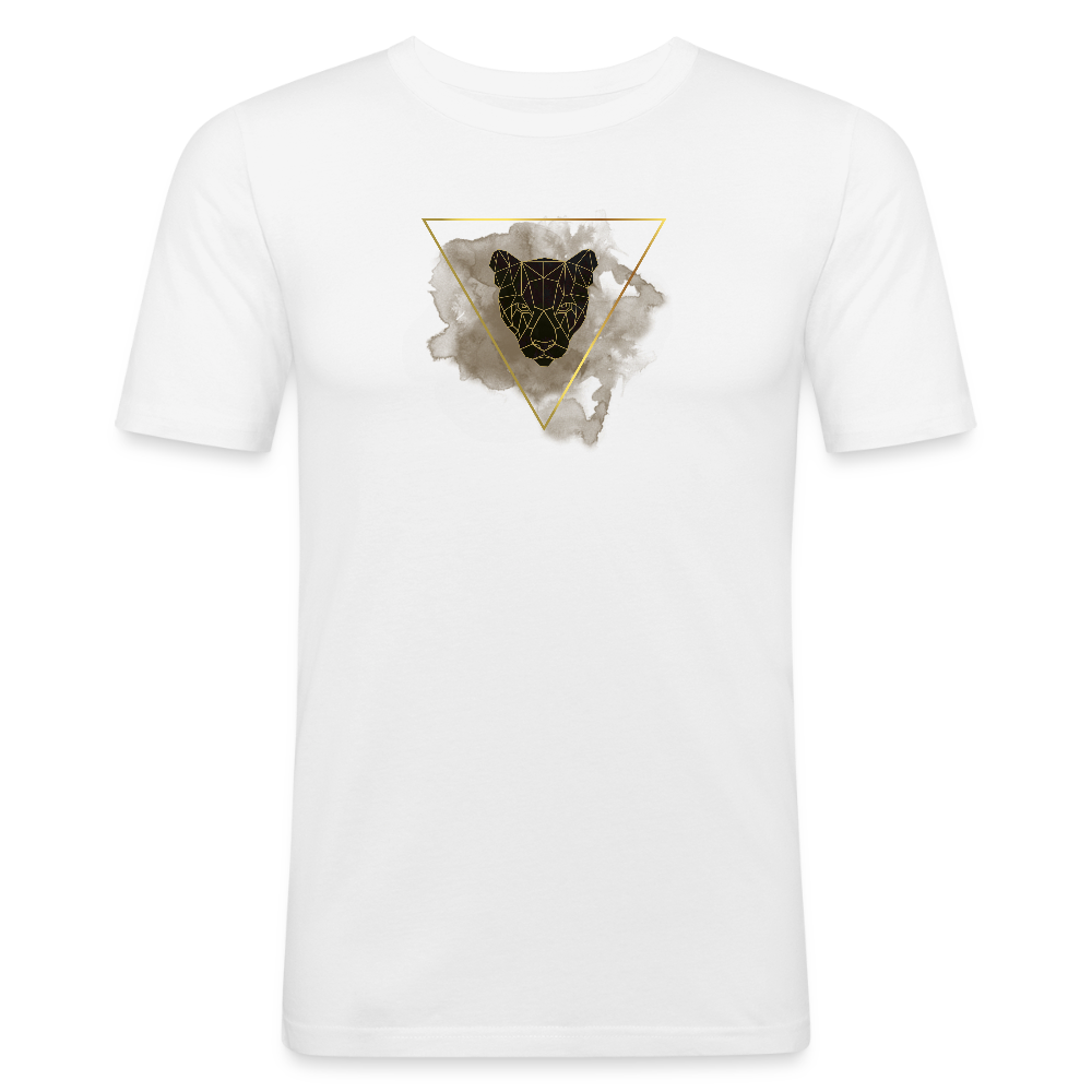 Slim Fit T-Shirt für Männer -  Bio 100%🌿 - Weiß