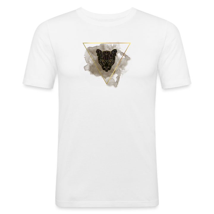 Slim Fit T-Shirt für Männer -  Bio 100%🌿 - Weiß