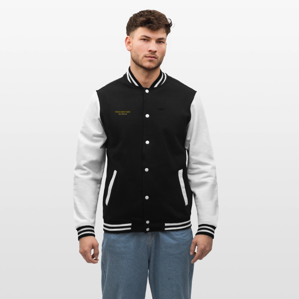 „Wildness“ College-Jacke - Schwarz/Weiß