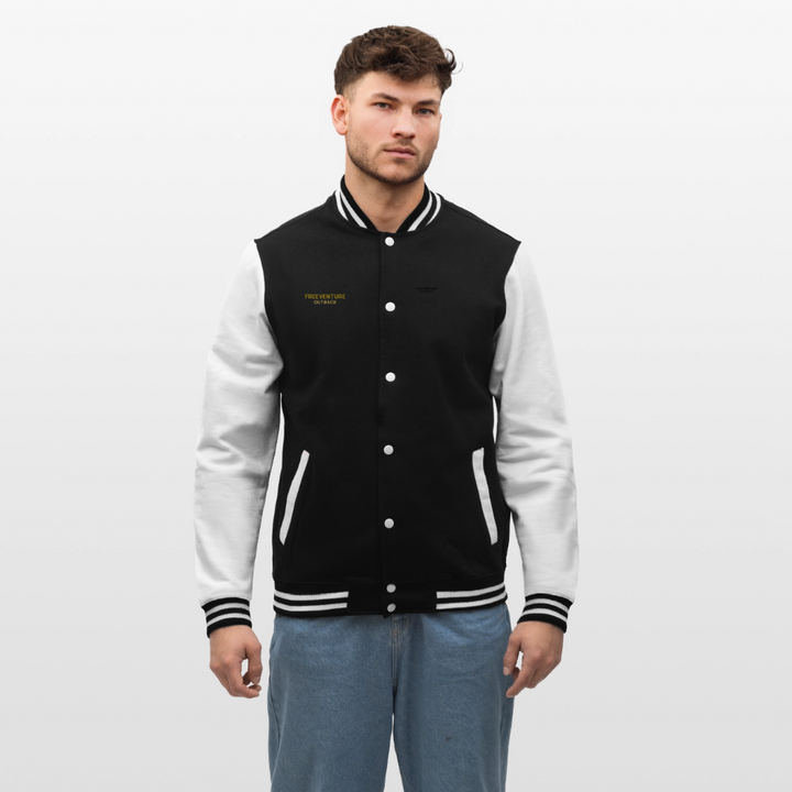 „Wildness“ College-Jacke - Schwarz/Weiß