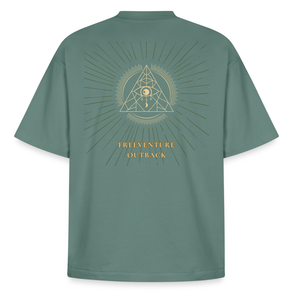" Eye" Heavyweight Unisex Boxy T-Shirt - Grüner Bucht