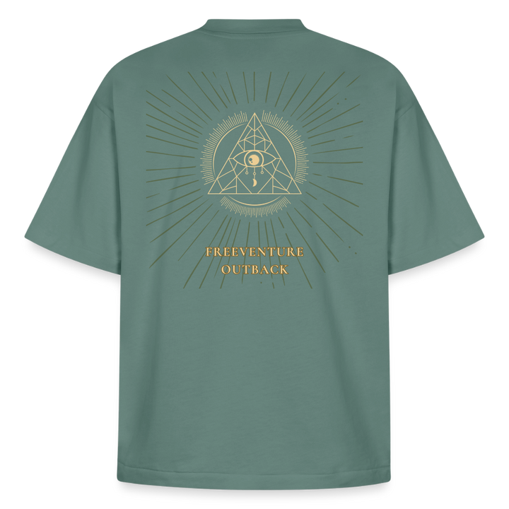 " Eye" Heavyweight Unisex Boxy T-Shirt - Grüner Bucht