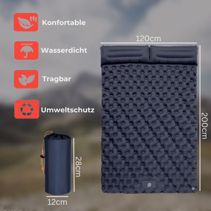 Aufblasbare Doppelmatratze