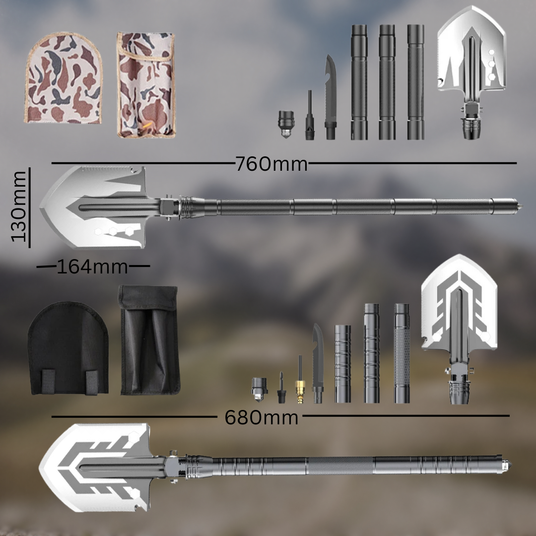 Klappspaten – Multifunktionales Outdoor-Werkzeug für Camping & Garten